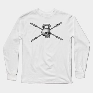Lifting Jolly Roger Long Sleeve T-Shirt